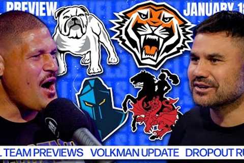 NRL 2024 TEAM PREVIEWS: Cantebury Bulldogs, Wests Tigers, Gold Coast Titans &amp; St George Dragons