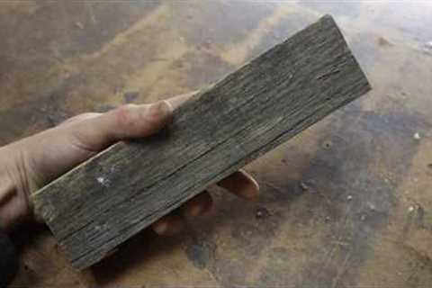 INTERESTING IDEA from a piece of OLD WOOD!!! DIY
