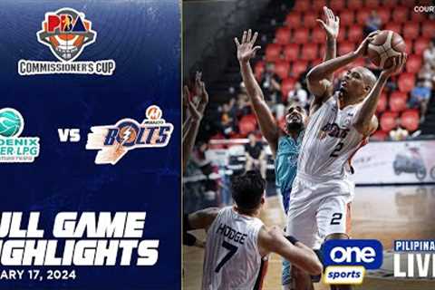 Phoenix vs. Meralco quarterfinals highlights | PBA Season 48 Commissioner’s Cup - Jan. 17, 2024