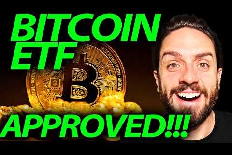 BITCOIN ETF APPROVED CONFIRMED LIVE #BITCOIN #CRYPTO #BITCOINETF