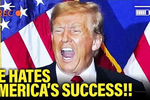 Trump LOSES IT in New Hampshire over BOOMING Economy