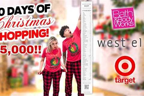 CHRISTMAS SHOPPING FOR A WHOLE MONTH!! (-$5,000) Vlogmas Day 3