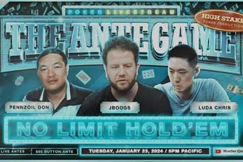Luda Chris, JBoogs, Pennzoil Don, Pink &amp; Mike X Play THE ANTE GAME!! Commentary by DGAF