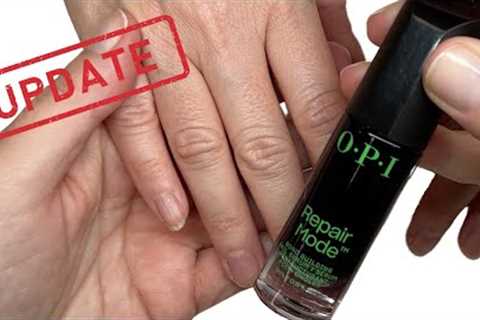 She used OPI Repair Mode for total of 14 days and this is the result!