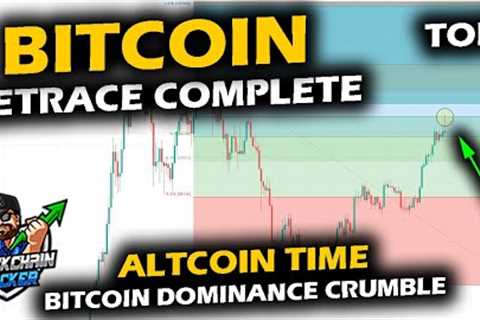 Marks of the TOP, Bitcoin Price Chart Hits Retrace During ETF Launch, Altcoin Dominance Shifts