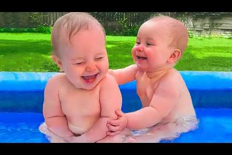 🔴 [LIVE] Funniest TWIN BABIES Playing with Water Compilation of 2024 || Cool Peachy