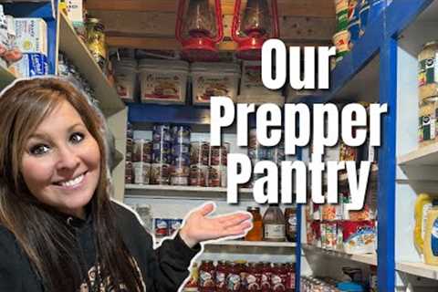 Prepper Pantry ✨2024✨| Food Storage Ideas | ‼️‼️Emergency Pantry‼️‼️