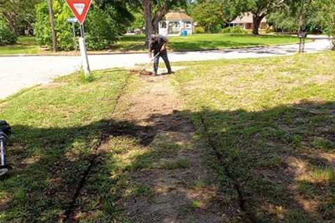 (lost footage) He TOLD me that the SIDEWALK has been COVERED his ENTIRE LIFE
