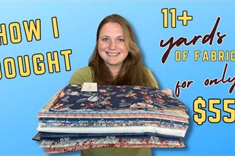 The BEST Online Shops to Buy Fabric on a BUDGET