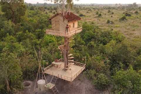 How To Build 16m Unique Tree-House In Jungle Ancient Skills