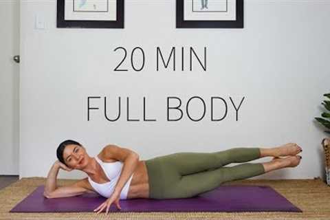 20 MINUTE FULL BODY WORKOUT | Intermediate Pilates Class