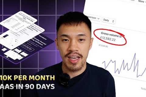 I Launched a SAAS Company And Scaled It To $10k/Month In 90 Days! [FULL BREAKDOWN]