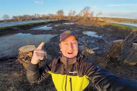 Digging out this 20 year old lake!