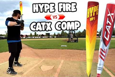 EASTON HYPE FIRE vs. MARUCCI CATX COMPOSITE | USSSA Baseball Bat Review