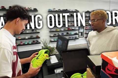 Buying and Selling Shoes *Day In The Life Of A Sneaker Store Owner*