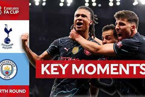 Tottenham Hotspur v Manchester City | Key Moments | Fourth Round | Emirates FA Cup 2023-24