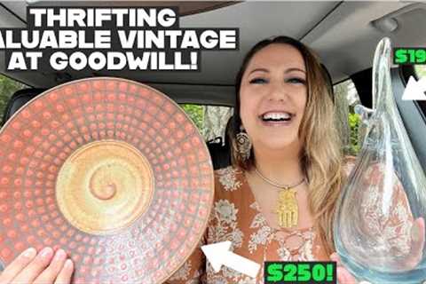 MY BEST THRIFT HAUL IN MONTHS! | Thrifting Valuable Vintage at Goodwill | Thrift With Me | Goodwill