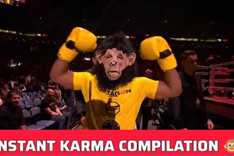 INSTANT KARMA - COMPILATION 🐵 GORILLA IS KNOCKED OUT - Best satisfying moments