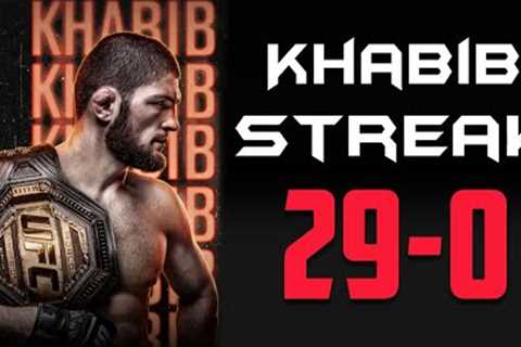 Khabib Streak's 29-0 Khabib All Fights Highlights | Khabib Fight History | MMA | UFC |
