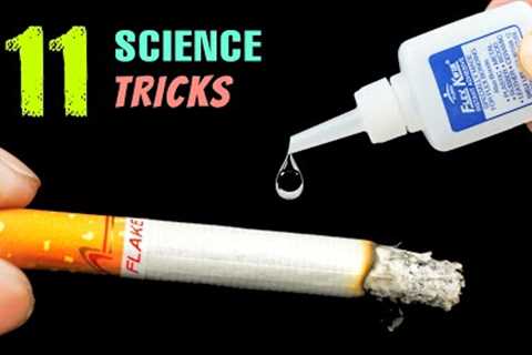 11 Awesome SCIENCE MAGIC TRICKS &amp; Experiments