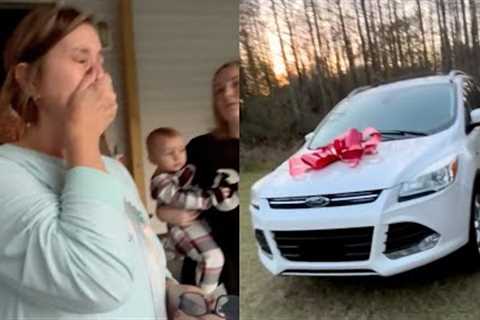 Gift Prank Leads To Grandma Surprised With New Car