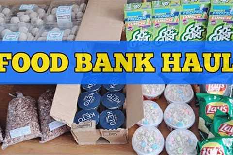 Food Bank Mobile Pantry Haul So Much Free Food BLESSINGS Box - January 25 2024
