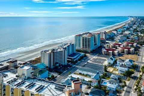 (BRANDED) Aerial Views of 523 S. Ocean Blvd., #605, North Myrtle Beach, SC