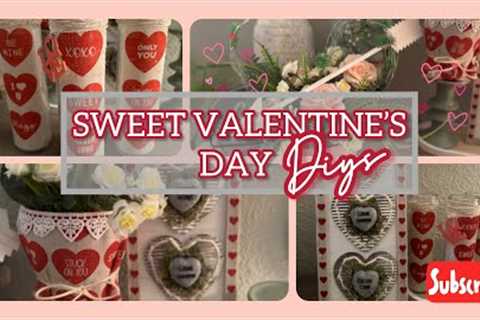 💘SWEET VALENTINE’S DIYs on a DollarTree Budget~IDEAS FOR 2024@hometoinspirediyanddecor