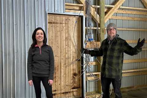 This is a MAJOR Upgrade! BUILDING Our OFF GRID Barn in the WOODS