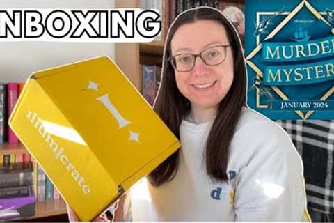 Illumicrate Unboxing January 2024 // Murder Mystery