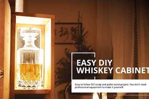 Convert Scrap &amp; pallet wood into a whiskey cabinet - DIY Wood Projects