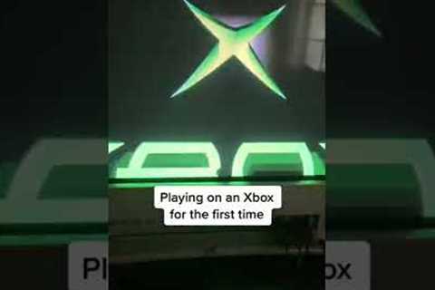 Playing Xbox For The First Time!