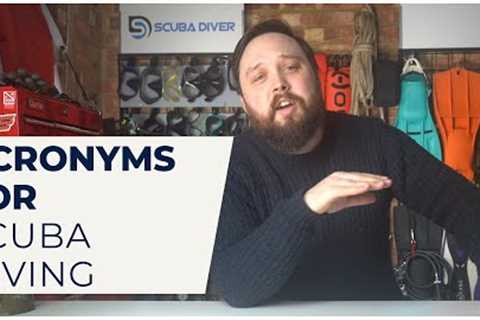 Acronyms for Scuba Diving #scuba #acronym