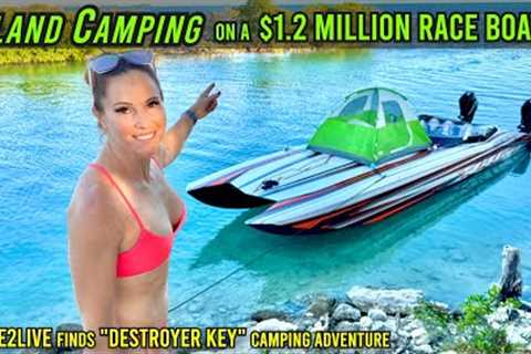 Tropical Island Camping on a $1.2mil Speed Boat - What could go wrong?! @ybsyoungbloods @CleetusM