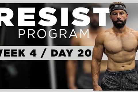 RESIST Dumbbell Training Plan - DAY 20 (LOWER BODY WORKOUT)