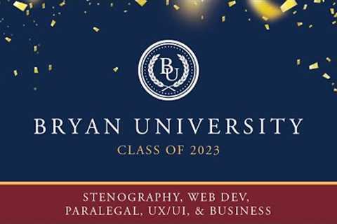 Commencement 2023 | Stenography, Web Dev, Paralegal, UXUI, &amp; Business
