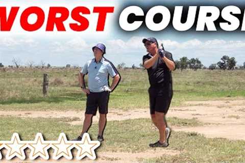 We Played The WORLD'S WORST Golf Course .. and I loved it!