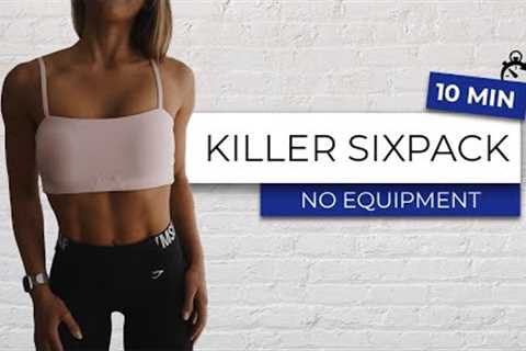 10 MIN KILLER SIXPACK - intense abs workout - no repeat