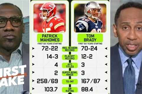 FIRST TAKE| Mahomes is a contender for Brady's title of greatest QB ever - Stephen A. tell Shannon