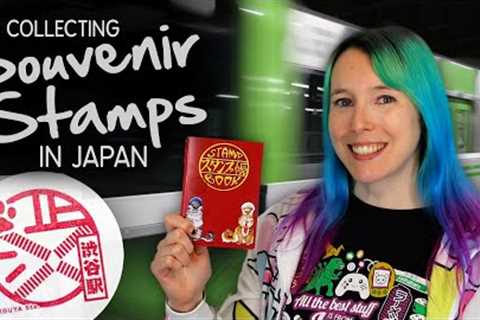 💮 Collecting SOUVENIR STAMPS in Japan 💮 (Train Station / Eki Stamps )