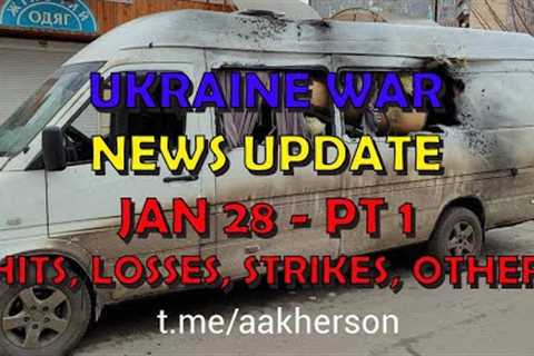 Ukraine War Update NEWS (20240128a): Pt 1 - Overnight &amp; Other News