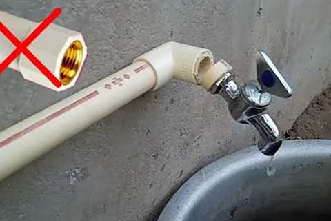 Most Plumbers Don't Know This Secret Trick On How To Repair Broken Bathroom Faucet.