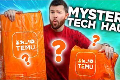 Mystery Temu Tech Haul Unboxing!