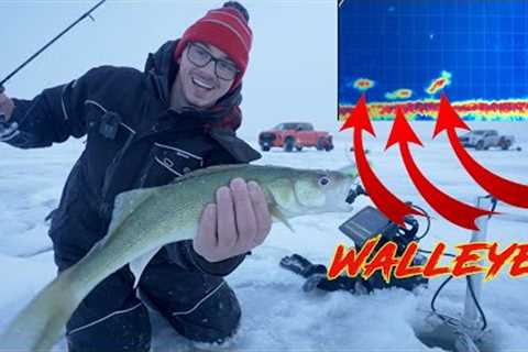 Fishing Lake Winnipeg in a White Out!