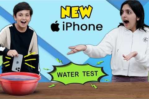NEW iPHONE 📱 Water Test | Unboxing of iPHONE 15 Pro | Surprise gift for Aayu | Aayu and Pihu Show