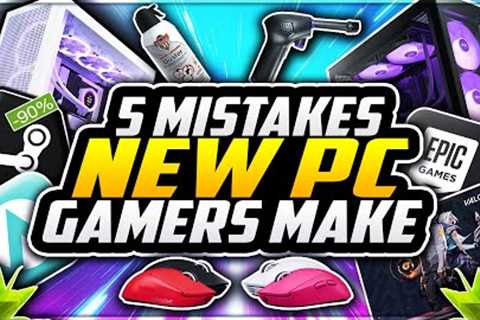 5 Mistakes EVERY NEW PC Gamer Makes! 🤯 PC NOOB Guide