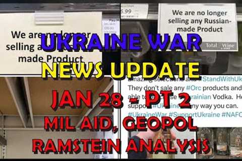 Ukraine War Update NEWS (2024028b): Military Aid &amp; Geopolitical News, Ramstein Analysis