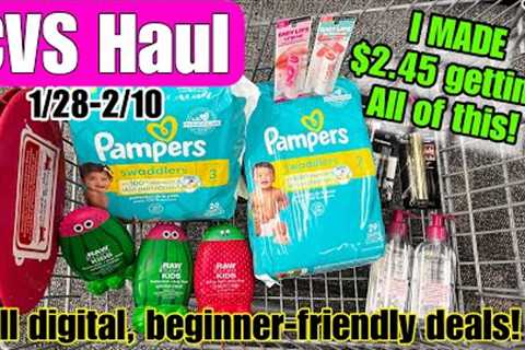 CVS Haul- Scored $104 of products and MADE $2.45! All beginner friendly deals! 1/28-2/10