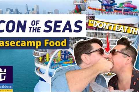 WE ATE EVERYTHING ON ICON OF THE SEAS BASECAMP SO YOU DON’T HAVE TO (Our Honest Food Review)