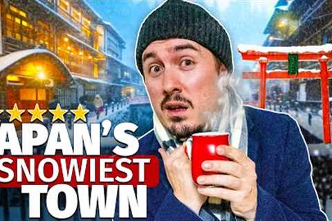 I Survived Japan's Snowiest Mountain Town ♨️ Winter Road Trip